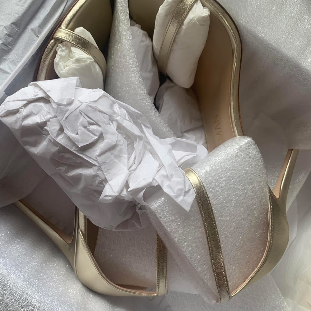 Stuart Weitzman Gold Heels